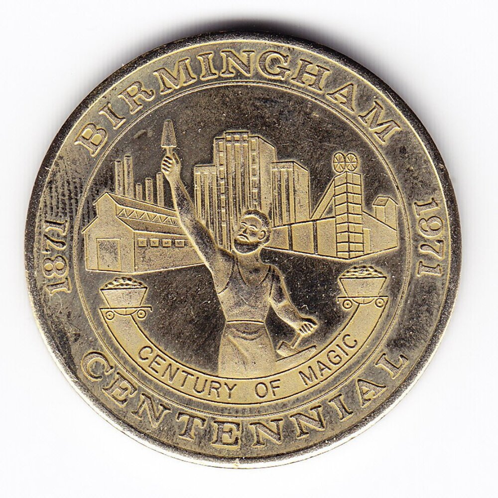 1971 Birmingham Centennial Medal (b86)
